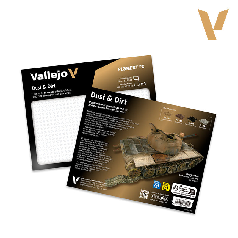 Vallejo Pigment FX Dust and Dirt Set
