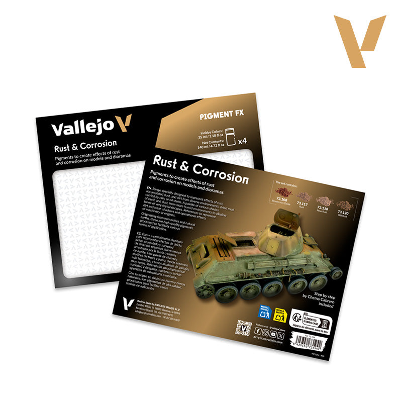 Vallejo Pigment FX Rust and Corrosion Set