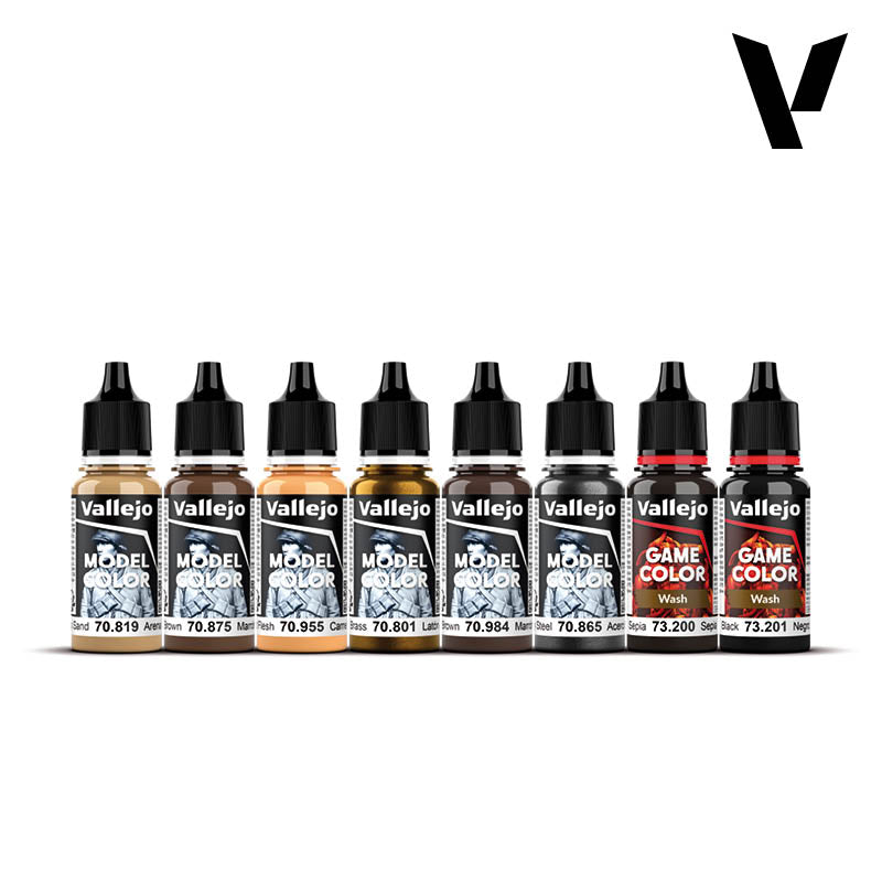 Vallejo Model Color Utility Paint Set