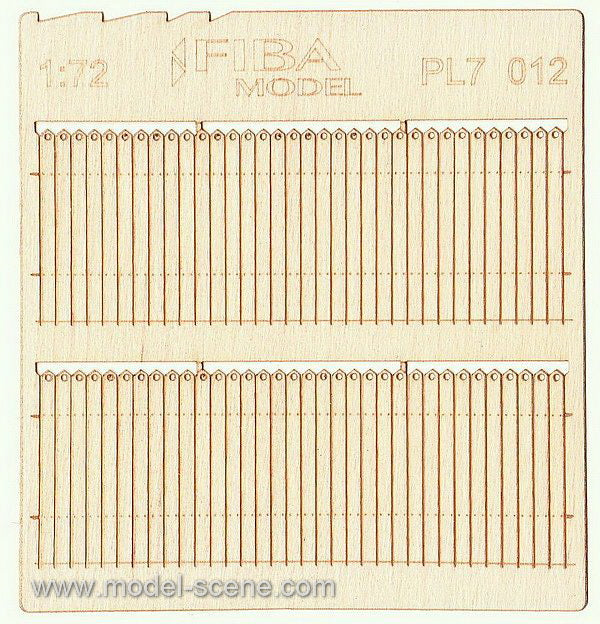 Model Scene - PL7-012 - Decorative Wooden Fence II