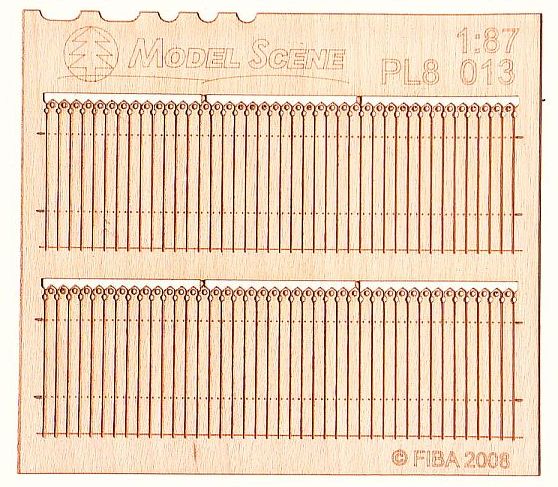 Model Scene - PL8-013 - Small Decorative Wooden Fence III
