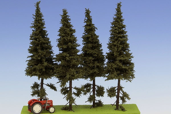 Model Scene - SK152 - Spruce Trees with Short Trunks (140-160mm)
