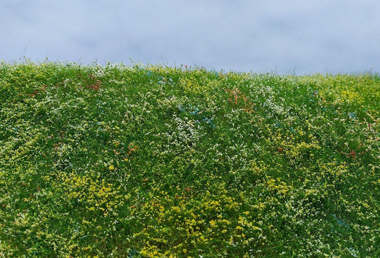 Model Scene - F562 - Blooming Meadow Grass Mat in Early Summer (18x28cm)