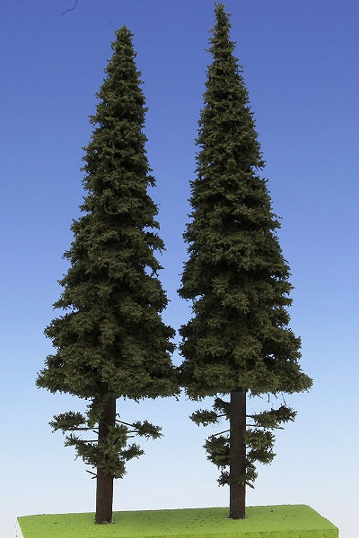Model Scene - SM4250 - Spruce Trees with Short Trunks (250mm)