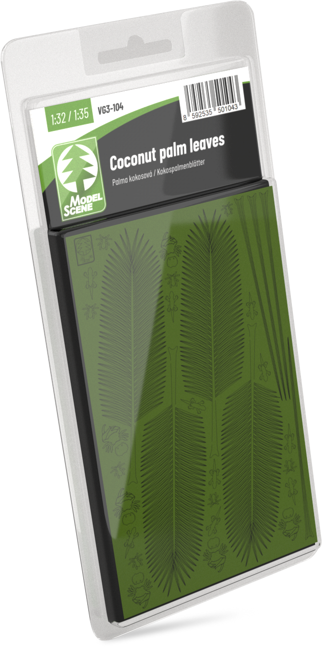 Model Scene - VG3-104 - Coconut Palm Leaves