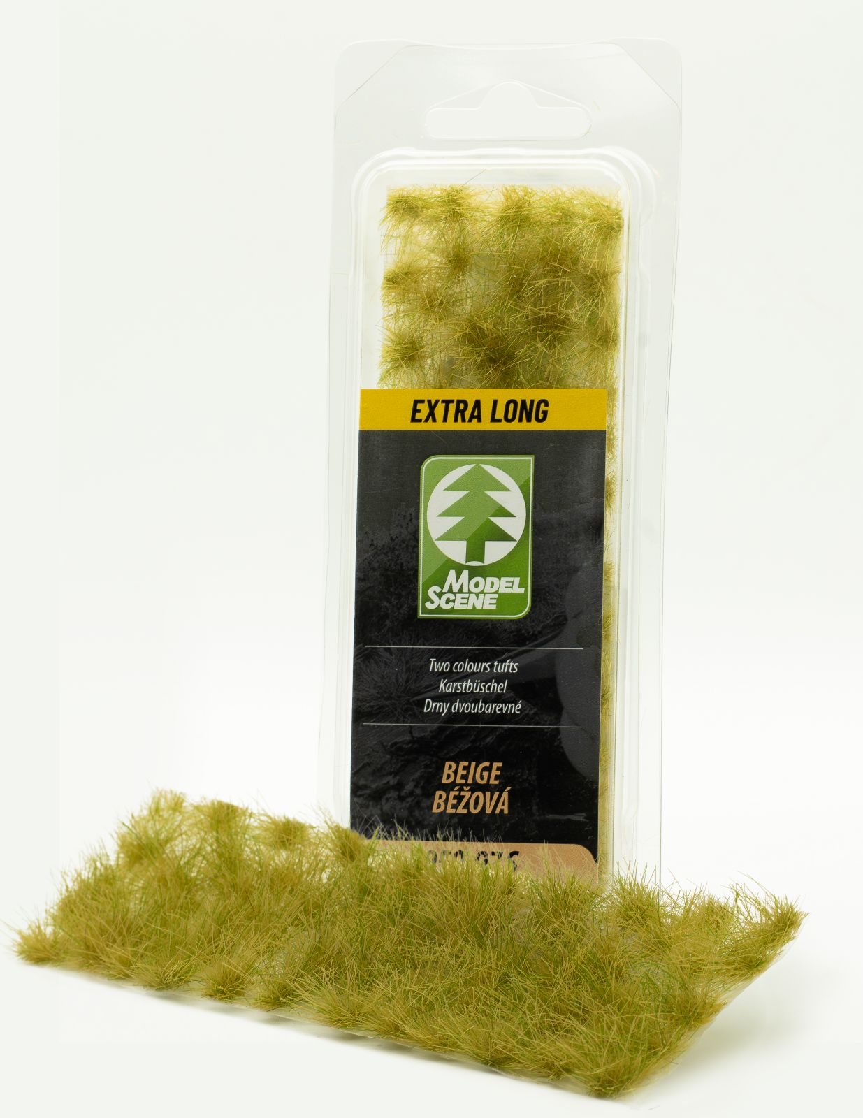 Model Scene - 050-97S - Extra Long Two Colour Beige Grass Tufts