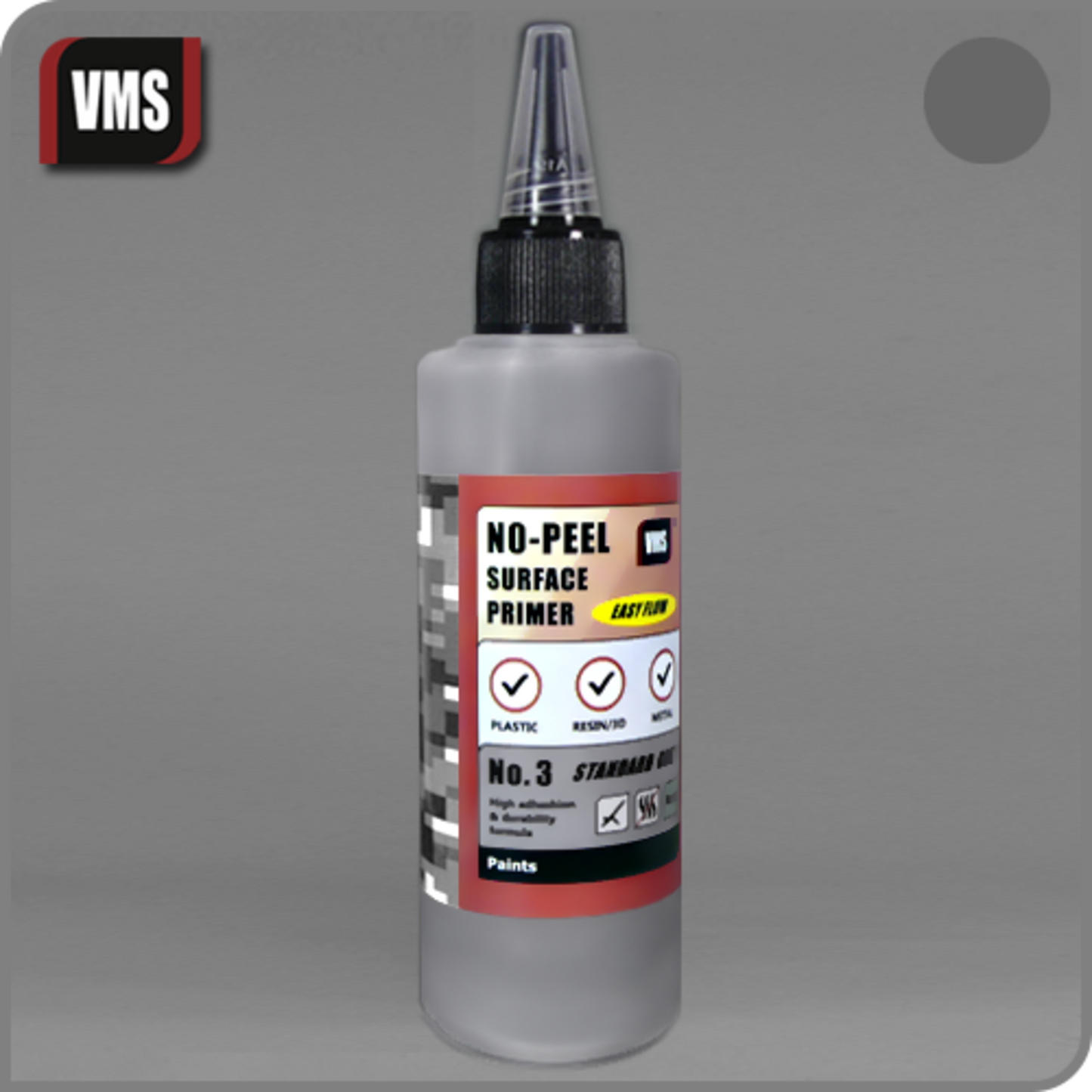 VMS No-Peel Primer Standard Grey (100ml)