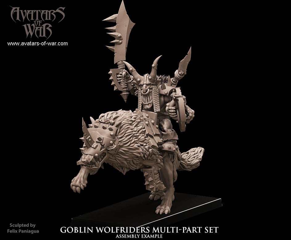 Goblin Wolf Rider Multi-Part Regiment