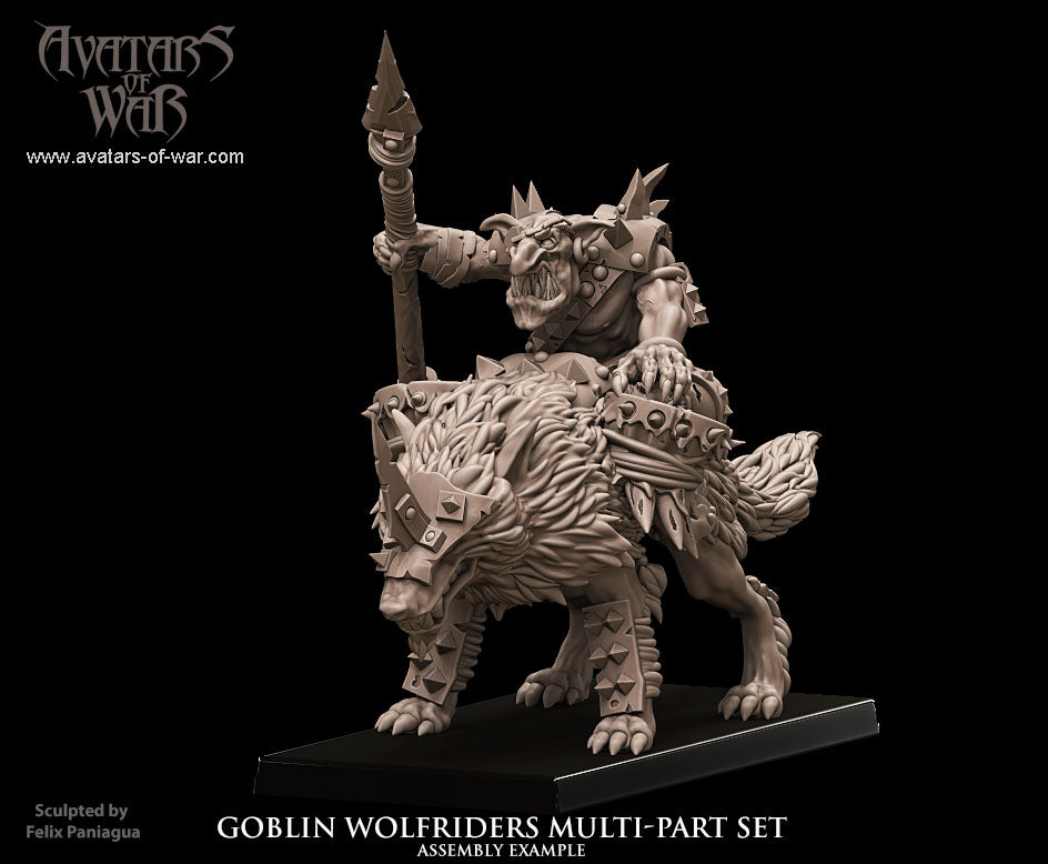 Goblin Wolf Rider Multi-Part Regiment