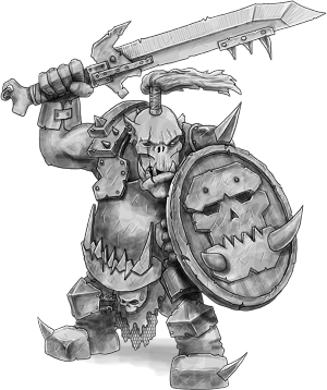 Orc Warlord on Foot