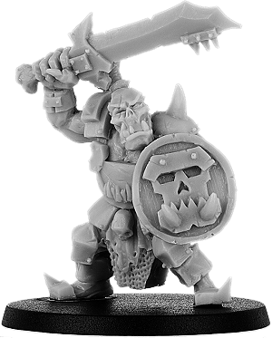 Grimbash, Orc Warlord on Foot [half price]