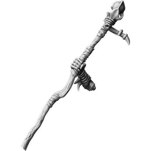 Thurgis - Right Arm with Staff