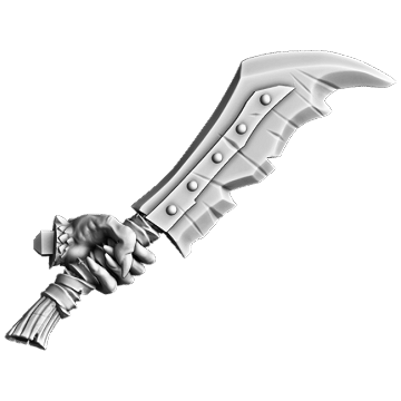 Dragonshield Angedern - Left Hand with Cleaver