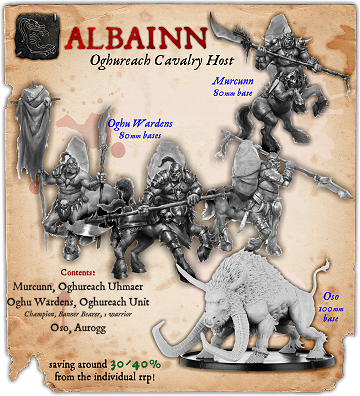 Albainn Oghureach Monstrous Cavalry Starter Host [2 for 1]