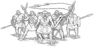 Spears of Dun Durn, Gairlom Unit (5x warriors w cmd)