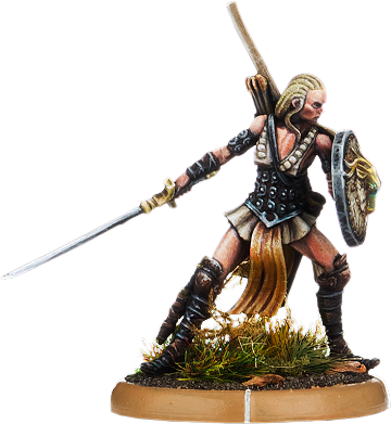 Warrior Leofwen, Theḡn of Dēra on Foot [half price]