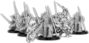 Wolfborn of Tamtun, Ḡesith Unit (10x warriors) [half price]