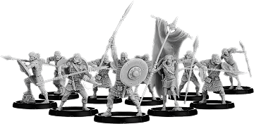 Freemen of Scīrbrōc, Ceorl Unit (10x warriors w cmd)
