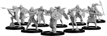 Freemen of Scīrbrōc, Ceorl Unit (10x warriors)