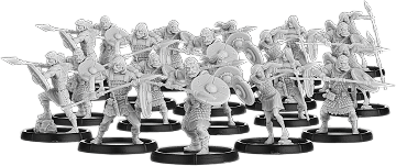 Freemen of Scīrbrōc, Ceorl Unit (20x warriors) [half price]