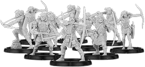 Bowmen of Scīrbrōc, Ceorl Bowman Unit (10x warriors w cmd) [half price]