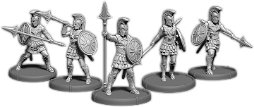 Ilios Guard, Oplites of Ilios Unit (5x warriors w cmd)