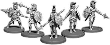 Ilios Guard, Oplites of Ilios Unit (5x warriors)