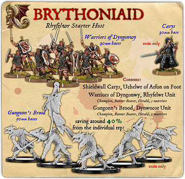 Brythoniaid Rhyfelwr Infantry Starter Host [2 for 1]
