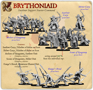 Brythoniaid Saethwr Support Starter Command