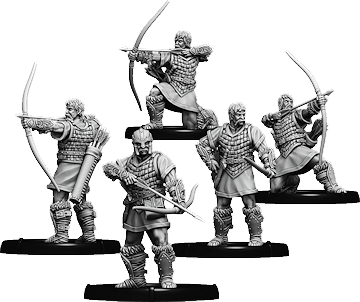 Archers of Dyngonwy, Saethwr Unit (5x warriors w cmd) [25% off]