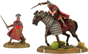 Equitus Durio, Centurion on Foot and on Horse [half price]