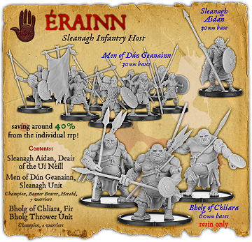 Érainn Sleanagh Infantry Starter Host