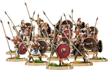 Men of Dún Geanainn, Sleanagh Unit (20x warriors)