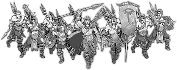 Tunaark's Raiders, Shieldwall Raider Unit (10x warriors w cmd)