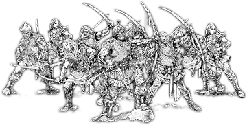 Bowmen of Cantwarebarg, Jutboḡa Unit (10x warriors w cmd)