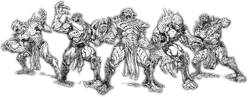 The Wicked of Mālæsc, Gryreghūl Unit (5x warriors w cmd)