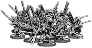 Gukk's Javelins, Sávrakontar Unit (20x warriors w cmd)