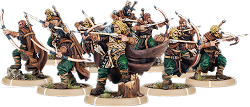 Hrafnen Bowmen, Holumann Bowman Unit (10x warriors w cmd)