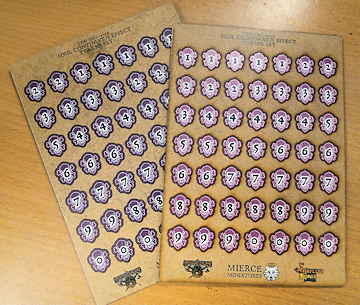 Darklands Soul Numbered Continuous Effect Tokens Set
