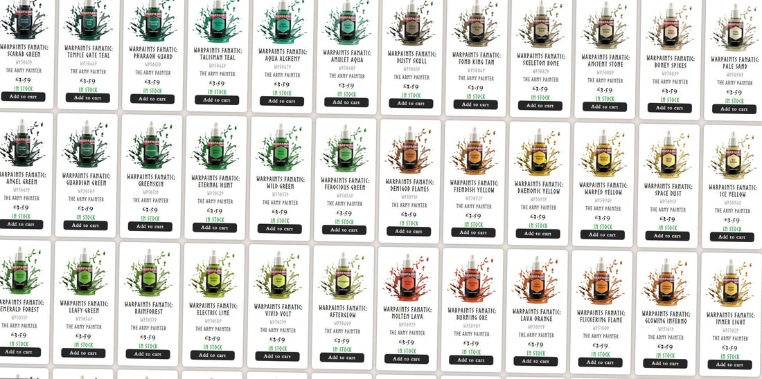 25% off introduction to The Army Painter at Mierce Miniatures!