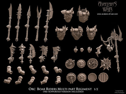 Orc Boar Rider Multi-Part Regiment