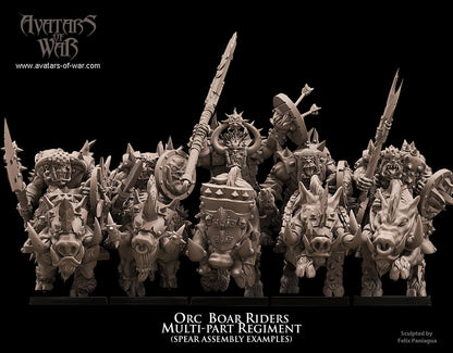 Orc Boar Rider Multi-Part Regiment