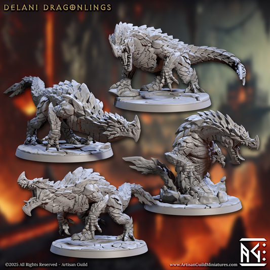 Delani Dragonlings (4x warriors)
