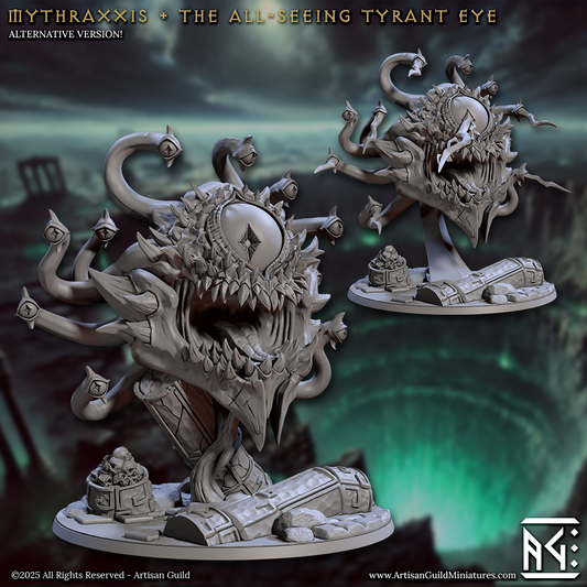 Mythraxxis the All-Seeing Tyrant Eye with scenic base