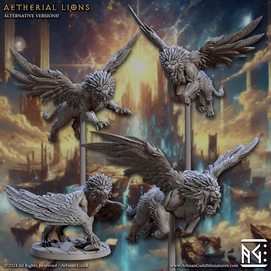 Aetherial Lions (4x warriors)