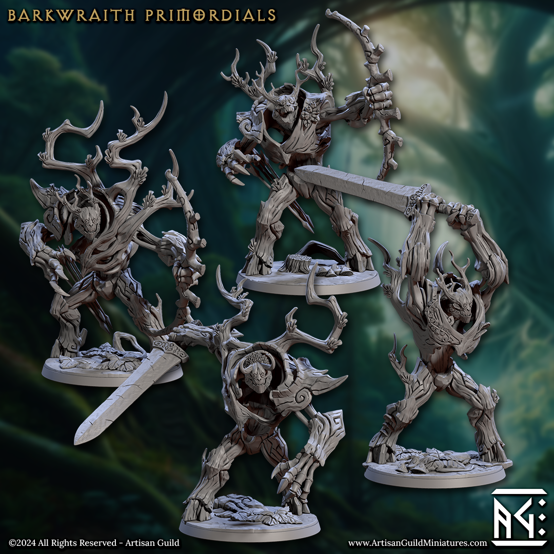 Headed Barkwraith Forest Primordials (4x warriors)