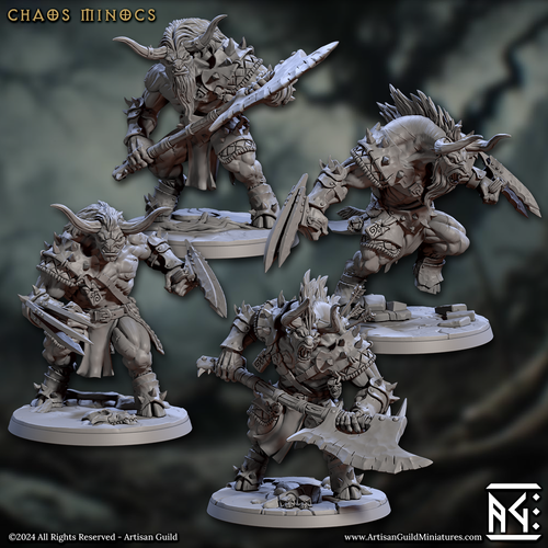 Chaos Minocs (4x warriors)