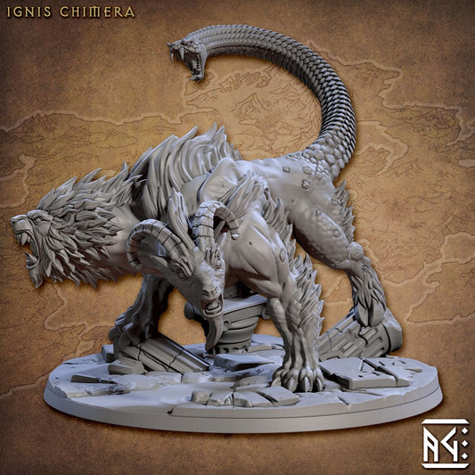 Ignis Chimera with scenic base