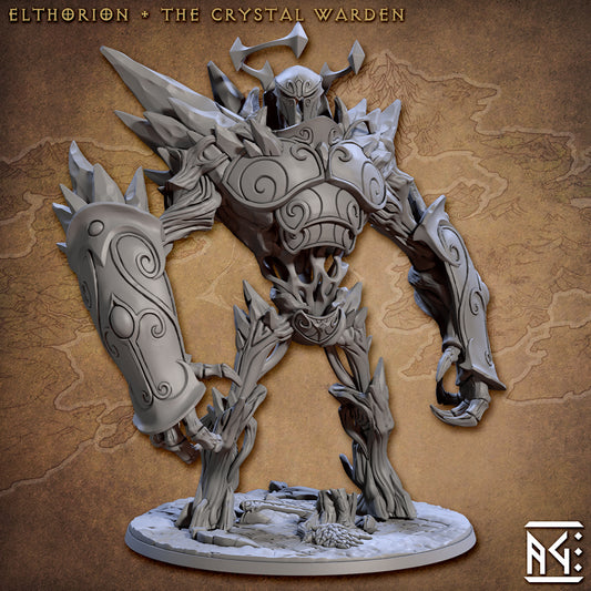 Elthorion the Crystal Warden with scenic base