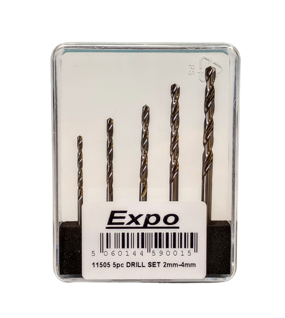 Expo Tools 5pc HSS Twist Drill Bit Set (2-4mm)